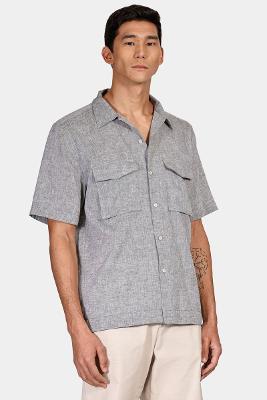 Camisa Aramis Regular Linho Algodão 2b Surat Verde Militar