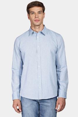 Camisa Aramis Slim Nature Line Azul
