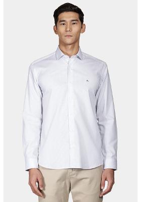 Camisa Aramis Slim Tricoline Xadrez Cinza
