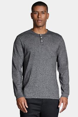 Camiseta Aramis Manga Longa Moline Portuguesa Preto