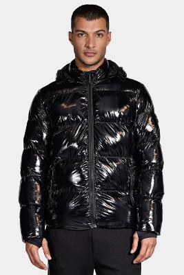 Jaqueta Aramis Shine Puffer Preto