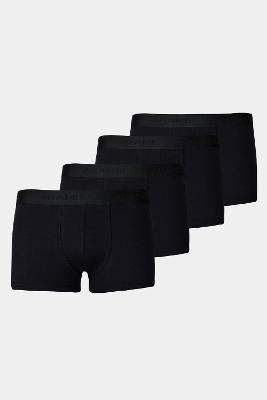 Kit Aramis 4 Cuecas Boxer Cotton Preto