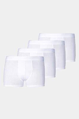 Kit Aramis 4 Cuecas Boxer Cotton Branco