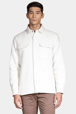 Jaqueta Aramis Overhsirt La Mista Chevron Off White