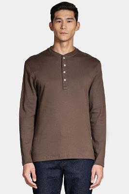 Camiseta Aramis Manga Longa Portuguesa Suedine Verde Militar