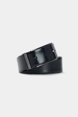 Cinto Aramis Duplaface Saffiano Classique Preto Cafè