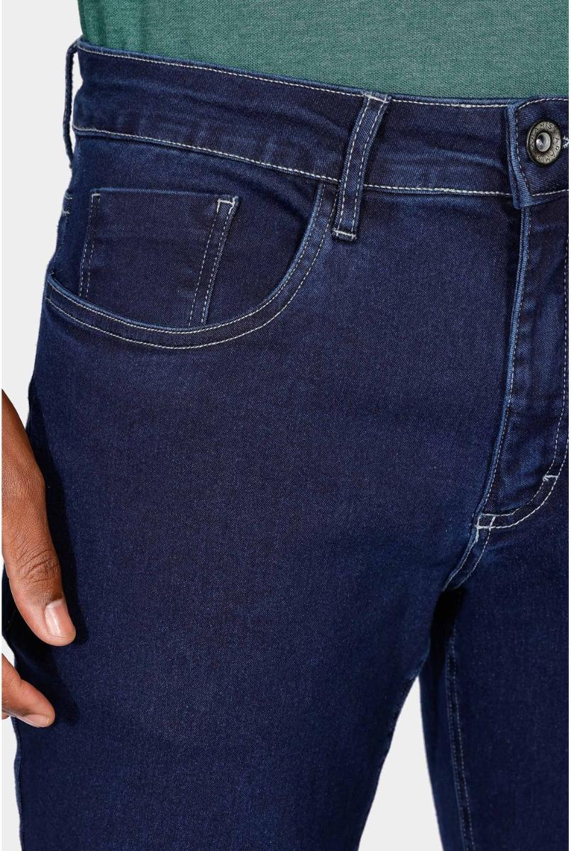 Calça Jeans Slim Blue Azul - 6