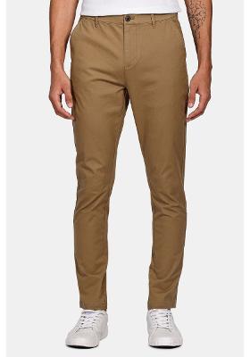 Calça Aramis Chino Skinny Clássica Sarja Cáqui