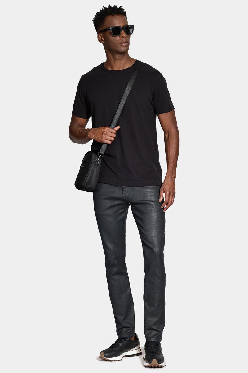 Calça Aramis Aramis Jeans Jogger Slim Moletom Azul Escuro - 3