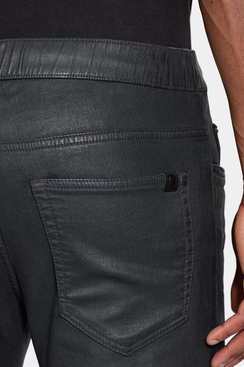 Calça Aramis Aramis Jeans Jogger Slim Moletom Azul Escuro - 5