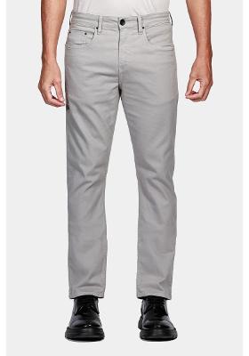 Calça Jeans Slim Moletom Color Cinza