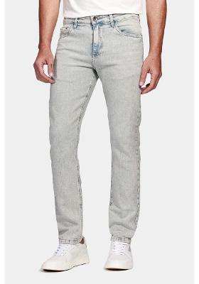 Calça Aramis Jeans Slim Vintage Delave Azul Claro