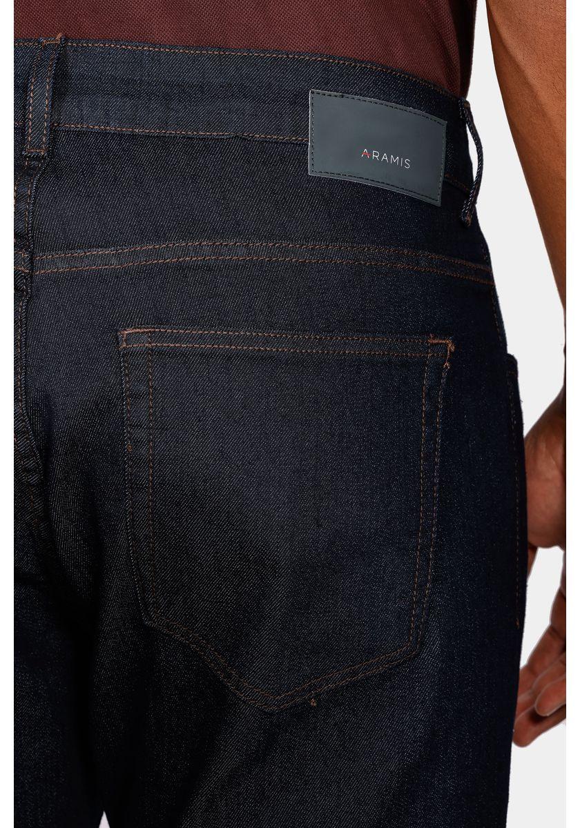 Calça Jeans Aramis Regular Escura Azul - 4