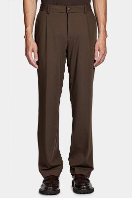 Calça Aramis Alfaiataria Cós Elástico Café