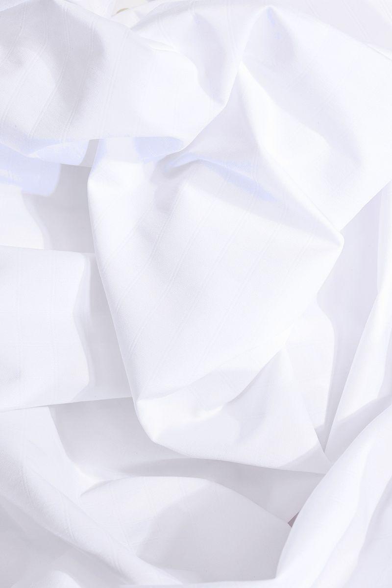 Camisa Manga Longa Cosmo Regular Tech Flex Xadrez Falso Liso Branco - 6