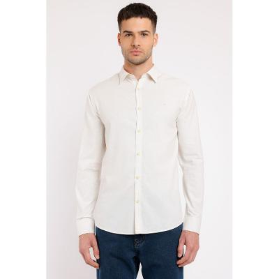 Camisa Slim Move Linho Deluxe Natural