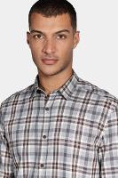 Camisa Aramis Manga Longa Regular Flanela Marrom - 2