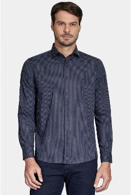 Camisa Aramis Manga Longa Slim Marinho