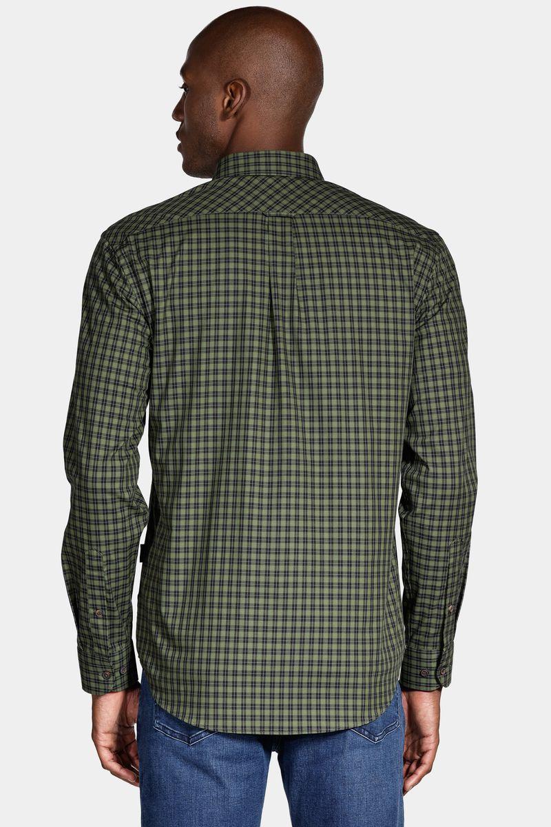 Camisa Aramis Manga Longa Stretch Xadrez Verde - 4