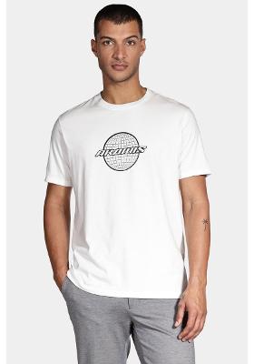 Camiseta Aramis Manga Curta Globe Off White