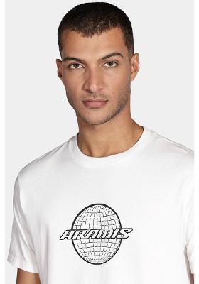 Camiseta Aramis Manga Curta Globe Off White