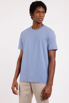 Camiseta Básica Malha Regular Aluminio 112