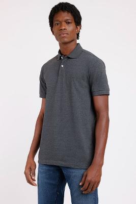 Polo Básica Piquet Grafite Mescla