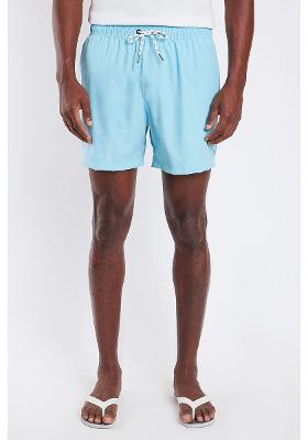 Shorts Aramis de Elástico Mescla Color Aqua 112