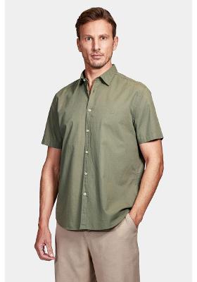 Camisa Manga Curta Move Regular Flamê Bosco Verde Militar