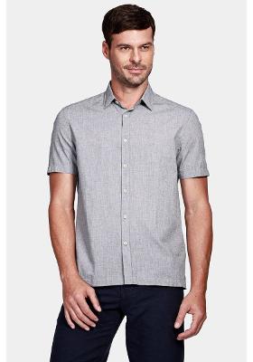 Camisa Manga Curta Move Regular Flamê Altino Azul Escuro