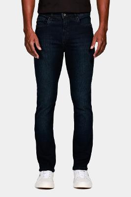 Calça Jeans Regular Blue Jateada Azul Escuro