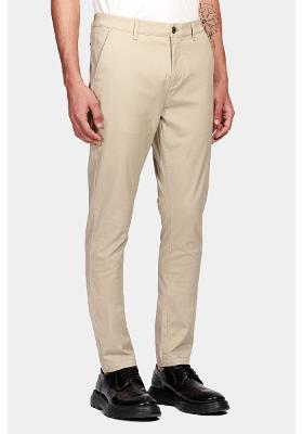 Calça Aramis Chino Skinny Clássica Sarja Areia