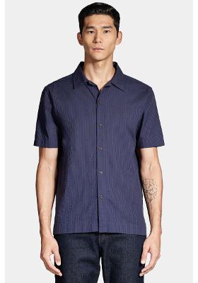 Camisa Aramis Manga Curta Move Regular Ampla Anaruga Marinho