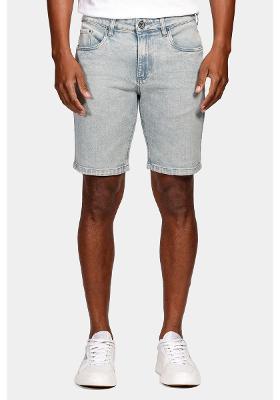 Bermuda Aramis Jeans Delave Vintage Azul Claro