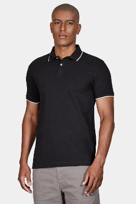 Polo Classic 1 Friso Preto Com Off White
