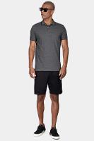 Polo Aramis Classic 1 Friso Grafite M. Com Preto - 2