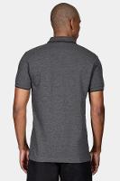 Polo Aramis Classic 1 Friso Grafite M. Com Preto