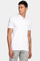 Polo Básica Piquet Branco - 1