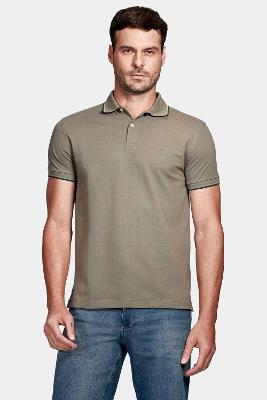 Polo Aramis Básica Verde Militar