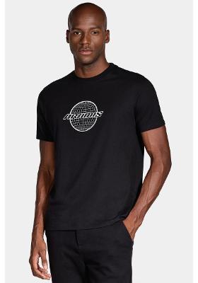 Camiseta Aramis Manga Curta Globe Preto