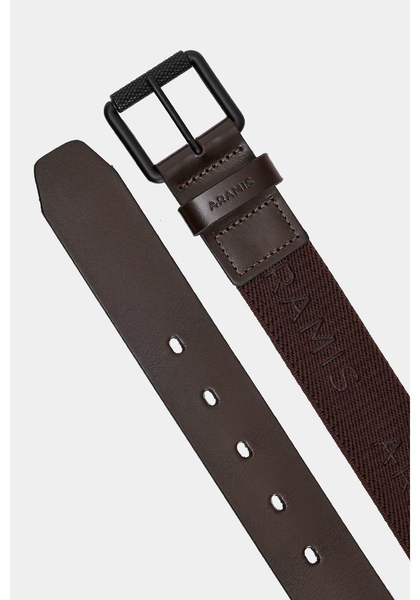 Cinto Aramis Elástico e Couro Marrom - 3