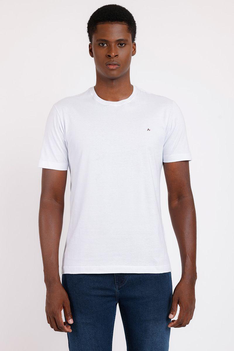 Camiseta Aramis Básica Manga Curta Branco - 1