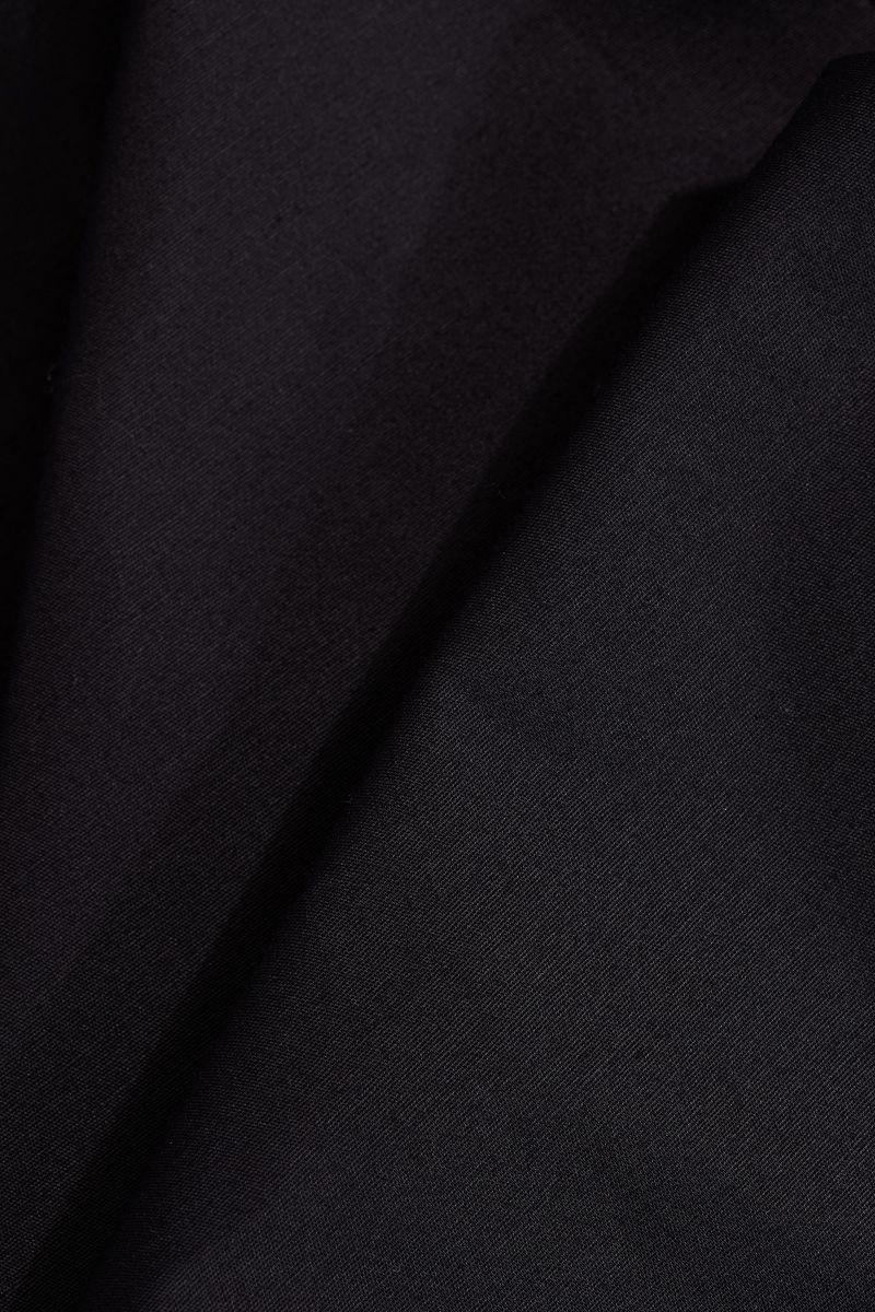 Camisa Aramis Manga Longa Slim Tricoline Stretch Liso Preto - 6