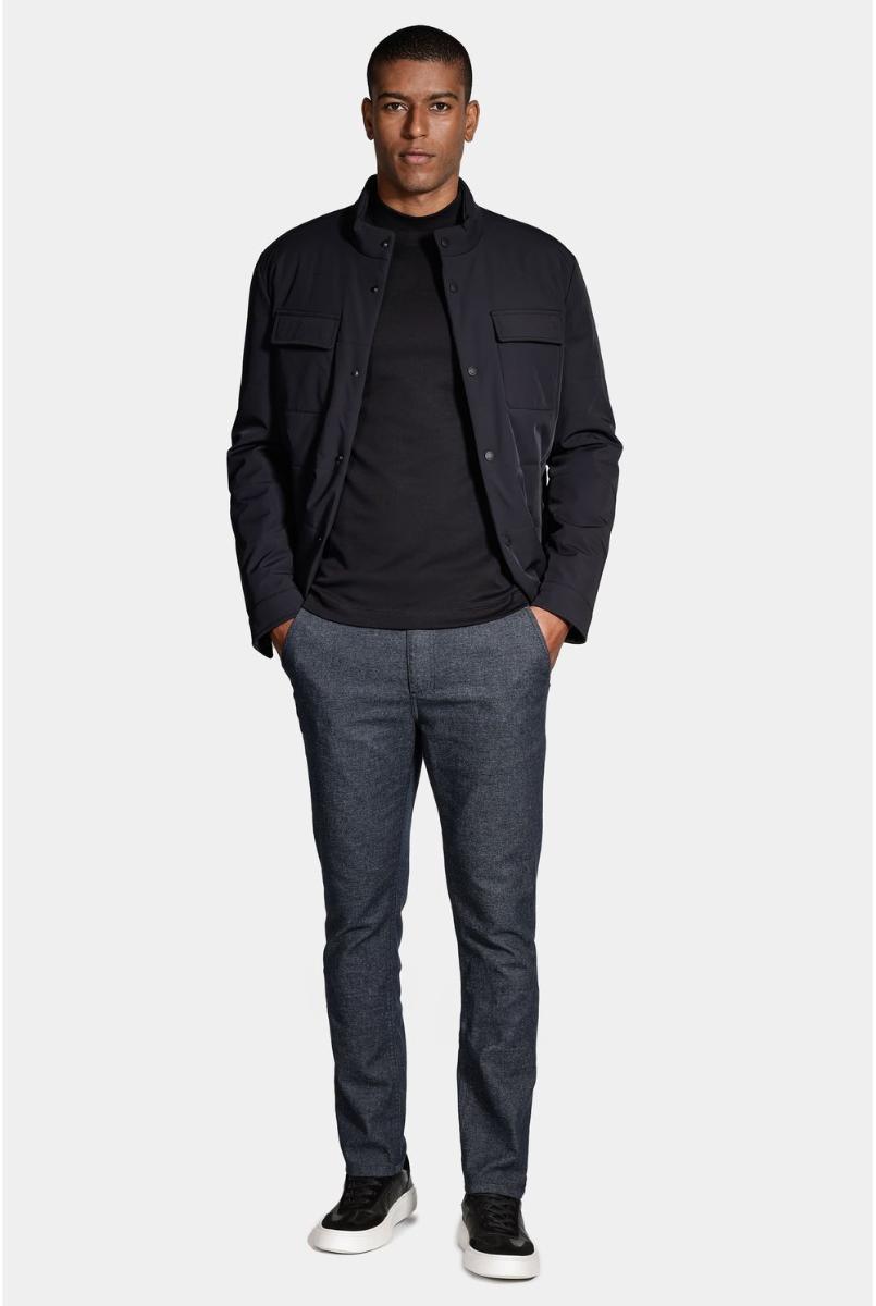 Camiseta Aramis Manga Longa Gola Alta Hermes Preto - 3