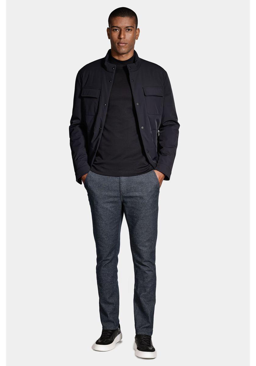 Camiseta Aramis Manga Longa Gola Alta Hermes Preto - 7