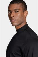 Camiseta Aramis Manga Longa Gola Alta Hermes Preto