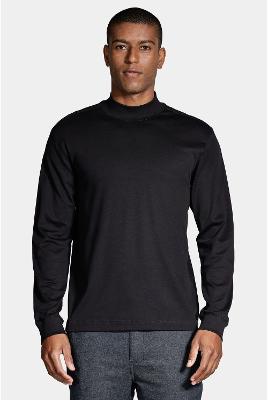 Camiseta Aramis Manga Longa Gola Alta Hermes Preto