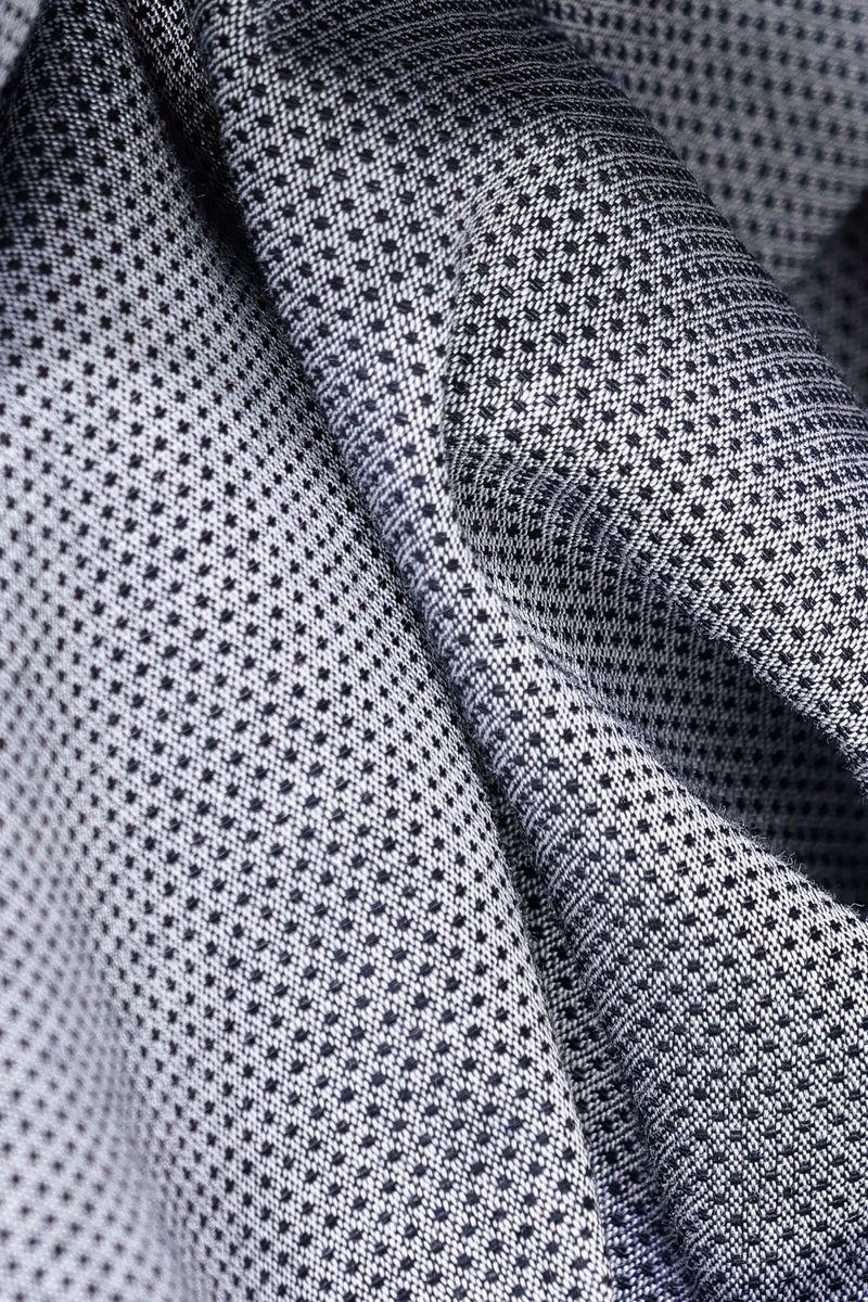 Camisa Regular Tricoline Maquinetada Fio 40 Marinho - 6