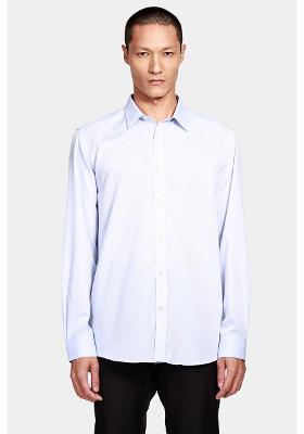 Camisa Aramis Manga Longa Regular Poliviscose Azul Celeste