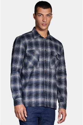 Camisa Aramis Manga Longa Regular Algodão Cinza